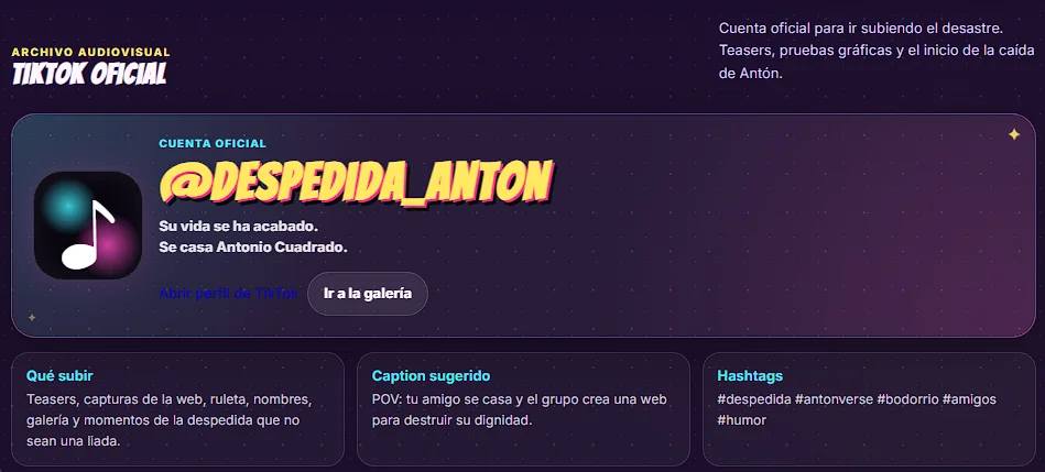 Integración TikTok