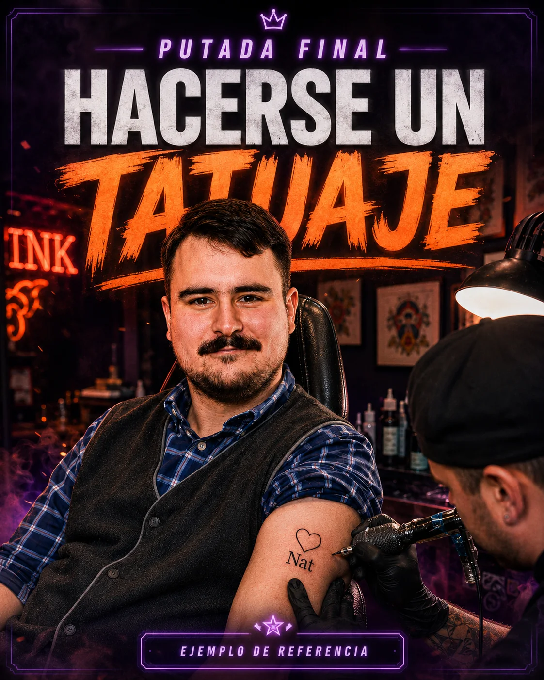 Ejemplo de prueba final: hacerse un tatuaje